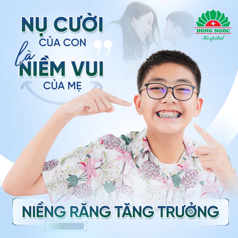 niềng răng tăng trưởng