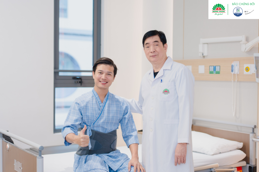 Patients receive postoperative monitoring and comprehensive care at Hong Ngoc General Hospital.