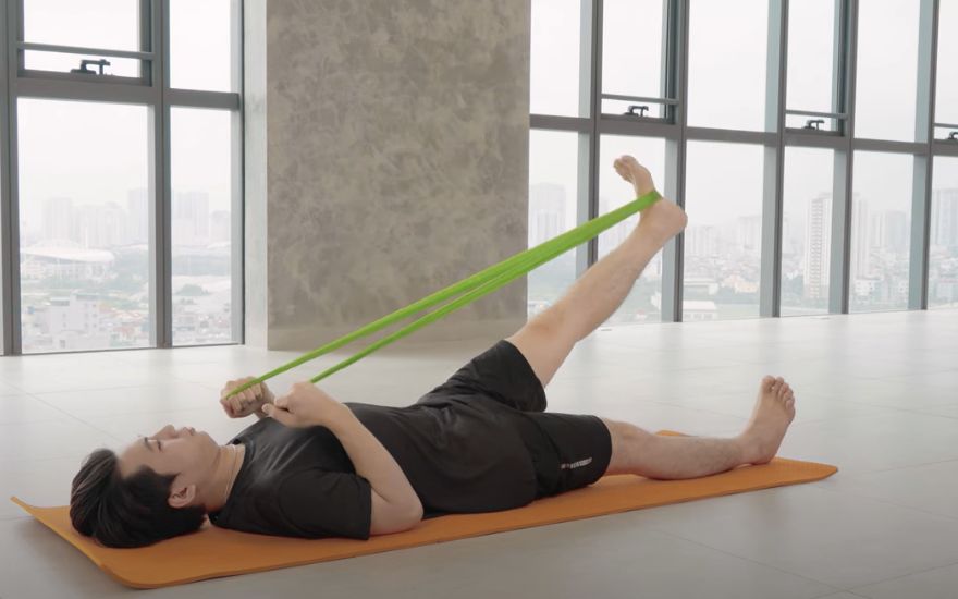 bài tập với dây kháng lực cho người thoái hóa khớp gối