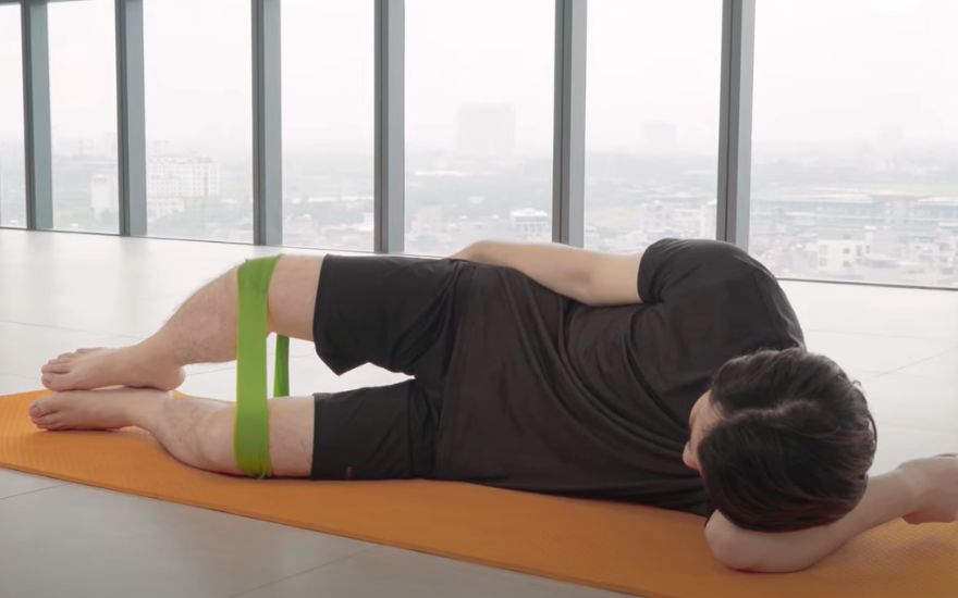 bài tập với dây kháng lực cho người thoái hóa khớp gối