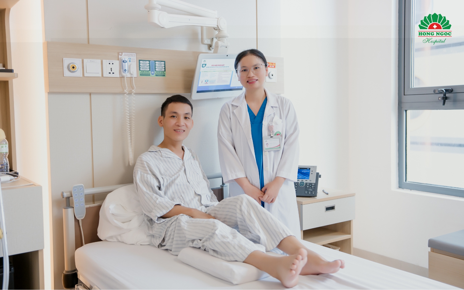 Sức khỏe bệnh nhân M ổn định sau phẫu thuật