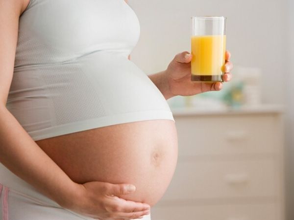 Lợi ích của nước cam đối với bà bầu