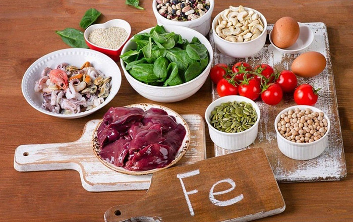 bà bầu thiếu sắt