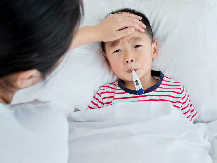 chăm sóc trẻ bị cúm